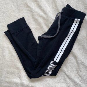 black joggers